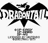 Dragon Tail (Japan) Title Screen
